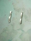 Ohrstecker gewundene Stäbe, 925er Silber