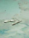 Ohrstecker gewundene Stäbe, 925er Silber