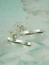 Ohrstecker gewundene Stäbe, 925er Silber