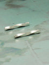 Ohrstecker gewundene Stäbe, 925er Silber