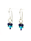 Ohrringe kleiner Kreis mit Lapislazuli und Türkis