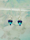 Ohrringe kleiner Kreis mit Lapislazuli und Türkis