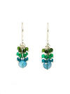 Ohrringe Steintraube London blue Topaz