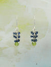 Ohrringe Steintraube Peridot & Tansanit