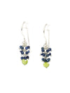 Ohrringe Steintraube Peridot & Tansanit