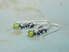Ohrringe Steintraube Peridot & Tansanit