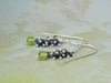 Ohrringe Steintraube Peridot & Tansanit